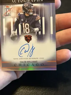 2025 Caleb Williams Chicago Bears Signature Class Autographs On-Card Auto SCL-CW - Image 4