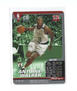 2002 NBA Showdown Sports Card Game Antoine Walker #015 Celtics - Image 1