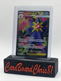 ⚡⚡⚡ MEGA STARMIE EX 102/088 ULTRA RARE HOLO - PERFECT ORDER - Image 2