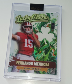 Fernando Mendoza 2026 #1 Draft Pick Wild Card Lucky Charms Rookie 1/1 - Image 1