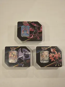 Pokemon TCG Crown Zenith Tin - Galarian Articuno, Zapdos, Moltres Set of 3 - Image 1