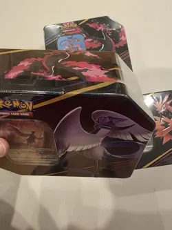 Pokemon TCG Crown Zenith Tin - Galarian Articuno, Zapdos, Moltres Set of 3 - Image 4