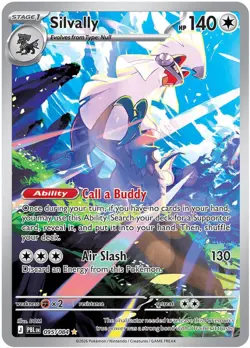Silvally 095/084 Illustration Rare Pitch Black Holo MINT/PACK FRESH - Image 1