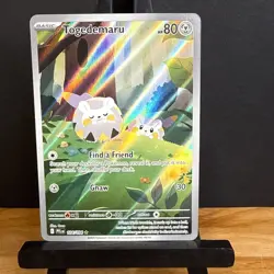 Pokemon Card Togedemaru 104/094 Phantasmal Flames Illustration rare - Image 1