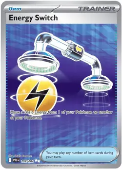 Energy Switch 107/084 Ultra Rare Pitch Black Holo MINT/PACK FRESH - Image 1