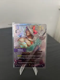 Yasuo, Windrider 235*/221 Overnumbered Signed - Riftbound Spiritforged RARE - Image 1