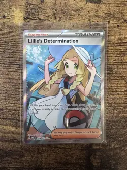 Pokemon TCG Lillie's Determination Card 169/132 Mega Evolution - Image 1