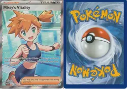Misty's Vitality 111/084 Ultra Rare Pitch Black Holo MINT/PACK FRESH - Image 2