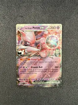 Team Rocket’s Mewtwo EX DRI 081/182 Pokemon PLAY! Stamp Prize Pack - Image 1