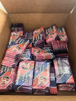 Pokemon LOT OF 10 BOOSTER PACKS SEALED Prize Pack Series 4 TCG- STAMPED CARDS - Image 2