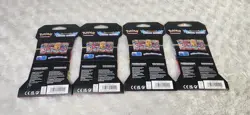 ART SET Lot of 4 ~ Pokemon TCG: Chaos Rising Sleeved Booster Pack Cards Mega ME - Image 3