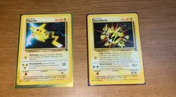 Pokemon TCG Lot of Two 1999 First Movie Black Star Promos 2 and 4 Cards - Image 1