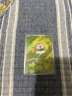 Rowlet Full Art Holo Pokemon Card (90/88) Perfect Order Near Mint - Image 1