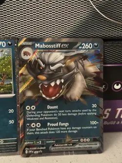 Mabosstiff Ex SVP086, Black Star Promo, Pokemon, NM - Image 1