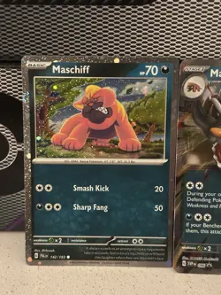 Mabosstiff Ex SVP086, Black Star Promo, Pokemon, NM - Image 2