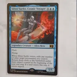 Silver Surfer, Cosmic Voyager 639 Commander: Marvel Super Heroes MTG NM - Image 1