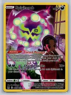 Spiritomb Holo Ultra Rare SWSH11: Lost Origin Trainer Gallery TG09/TG30 NM - Image 1