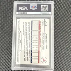 2024 Topps Chrome AJ Smith-Shawver Orange Wave #RA-AJS PSA 10 - Image 2