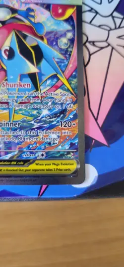 MEGA GRENINJA EX 116/086 HOLO CHAOS RISING POKEMON NM/M - Image 5