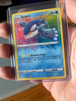 Pokemon TCG Shining Fates Kyogre Amazing Secret Rare Card 021/072 NM/M Condition - Image 1
