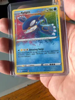Pokemon TCG Shining Fates Kyogre Amazing Secret Rare Card 021/072 NM/M Condition - Image 2