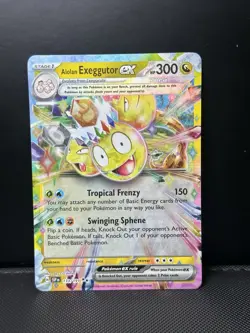 Pokemon TCG Alolan Exeggutor ex 133/191 SV Surging Sparks Double Rare - Image 1