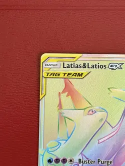 Pokemon TCG - Latias & Latios GX (Secret) 190/181 Sm-Team Up Holo (NM) - Image 3