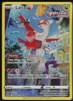 Latias GG20/GG70 Holo Crown Zenith Galarian Gallery Pokemon NM - Image 1