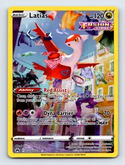 Latias Holo Ultra Rare SWSH: Crown Zenith: Galarian Gallery GG20/GG70 NM - Image 1