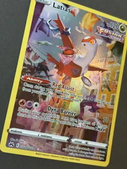 Latias Ultra Rare Holo SWSH: Crown Zenith: Galarian Gallery GG20/GG70 NM - Image 2