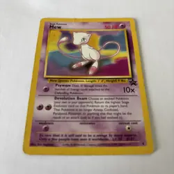 Pokemon Card Mew Promo Black Star WOTC 1999 Movie Vintage Rare - Image 3