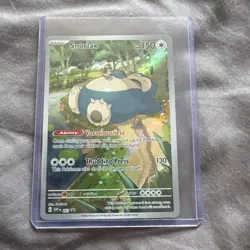 Pokemon TCG Snorlax SVPO51 Holo 151 ETB Promo Card NM Condition - Image 1