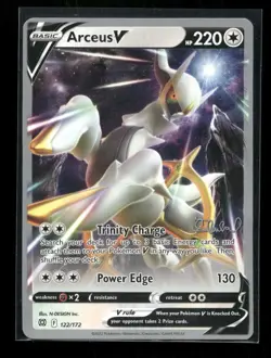 Arceus V (Ondrej Skubal) 122/172 Ultra Rare World Championship Decks Pokemon NM - Image 1