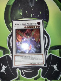 Yugioh! Chaos Kind Archfiend TSHD-EN041 Ultimate Rare Unlimited Edition NM - Image 1