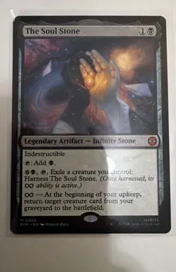 The Soul Stone Marvel's Spider-Man Regular Mtg M/NM Mythic - Make Offer! - Image 1