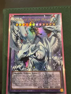 Konami Yu-Gi-Oh! Dragon Master Magia BLGG-EN137 Ultra rare Holo 1st EN - Image 1