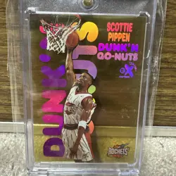 1998-99 Skybox E-X Century Dunk'N Go-Nuts Scottie Pippen #14DG HOF - Image 1