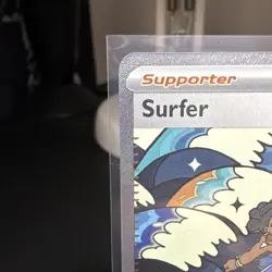 Pokemon TCG Surfer 293/217 Ascended Heros SIR NM/Mint Condition ENGLISH - Image 2
