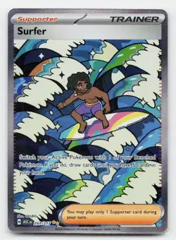 Surfer Special Illustration Rare ME: Ascended Heroes 293/217 Pokemon TCG - Image 1