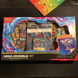 Pokemon TCG Chaos Rising - Mega Greninja EX Premium Collection Box NEW & SEALED - Image 1