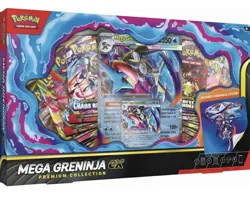Pokemon TCG Chaos Rising Mega Greninja EX Premium Collection Box - Sealed - Image 2