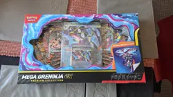 Pokemon TCG: Mega Greninja EX Premium Collection Box Chaos Rising X3 Available - Image 1