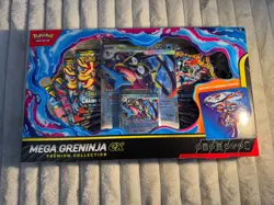 Pokemon TCG Chaos Rising Mega Greninja EX Premium Collection Box - Sealed - Image 1