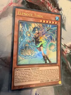 Elfnote Tinia - BPRO-EN011 - Ultra Rare - 1st Edition - Image 3