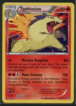 Typhlosion 20/162 Holo Rare BREAKthrough Pokemon Near Mint - Image 1