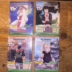 Naruto Mythos TCG Full Art Common Cards Bundle | 10x 2nd Edition Cards - Image 1
