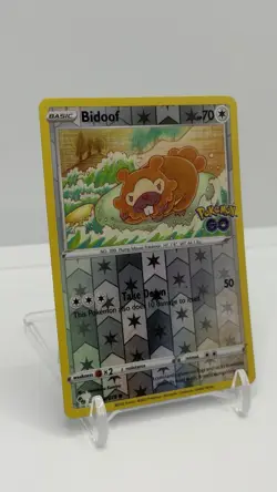 Peelable Ditto Bidoof | 059/078 Eng | Pokemon GO | Reverse Holo | 2022 - Image 3