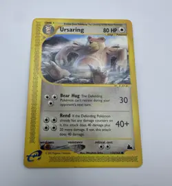 Nintendo Pokemon TCG Ursaring 110/144 Skyridge 2003 English Holo Rare 80HP - Image 1
