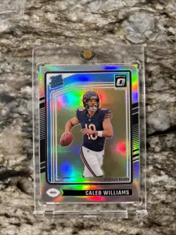 2024 Panini Donruss Optic Caleb Williams Holo Prizm Rated Rookie #201 Bears - Image 2