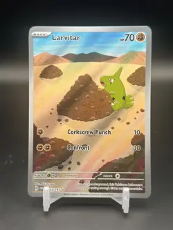Larvitar 203/197 Obsidian Flames Illustration Rare - Image 1